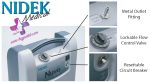 اکسیژن ساز 5 لیتری امریکایی نایدک nuvo